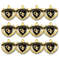 Brass Plated and Enameled