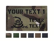 Custom Personalized Infrared IR Laser Cut ID Panel Patch Blood Type callsign Patch US American IR Flag Patch