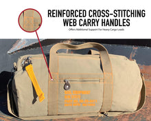 Rothco Canvas Equipment Duffle Bag – Travel & Gym Bag with Heavyweight Cotton Canvas Material – Great for Storing Gear, Clothing, and More