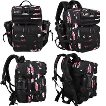 LHI Tactical Military Backpack for Men and Women 25L/35L Army Assault Pack Bag Small Rucksack with Bottle Holder