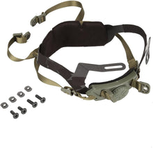 Airsoft Helmfast Cut,Bump Helmet Pads,Adjustable Helmet Liner Kit Head Locking Chin Strap for Outdoor Tactical Helmets with Bolts and Screws(Green)