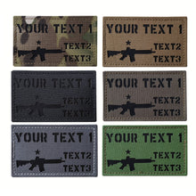 Custom Personalized Infrared IR Laser Cut ID Panel Patch Blood Type callsign Patch US American IR Flag Patch