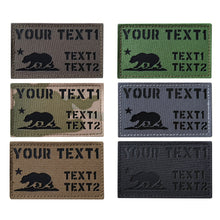 Custom Personalized Infrared IR Laser Cut ID Panel Patch Blood Type callsign Patch US American IR Flag Patch