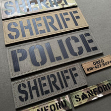 Custom Laser Cut IR Name Patches,Personalized Your Name Tag Military Tapes Tag Call Sign Patches with Hook and Loop