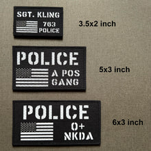 Personalized Custom Reflective Laser Cut ID Panel Patch Callsign Patch Name Tags IR Flag Patch Name Tapes