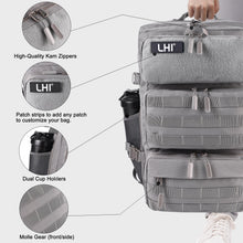 LHI Tactical Military Backpack for Men and Women 25L/35L Army Assault Pack Bag Small Rucksack with Bottle Holder