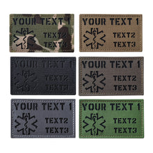 Custom Personalized Infrared IR Laser Cut ID Panel Patch Blood Type callsign Patch US American IR Flag Patch