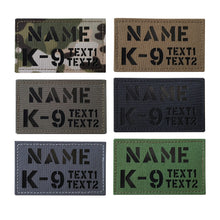 Custom Personalized Infrared IR Laser Cut ID Panel Patch Blood Type callsign Patch US American IR Flag Patch