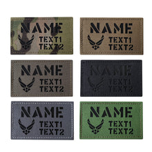 Custom Personalized Infrared IR Laser Cut ID Panel Patch Blood Type callsign Patch US American IR Flag Patch