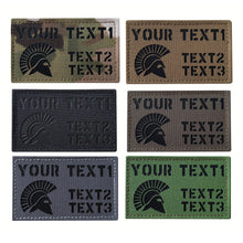 Custom Personalized Infrared IR Laser Cut ID Panel Patch Blood Type callsign Patch US American IR Flag Patch