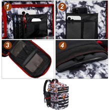 LHI Military Tactical Backpack for Men and Women 45L Army 3 Days Assault Pack Bag Large Rucksack with Molle System - Black