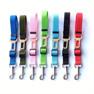 Adjustable Harness and Leash Cat Dog Car Seat Belt Pet Seat Vehicle
