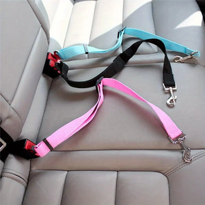 Adjustable Harness and Leash Cat Dog Car Seat Belt Pet Seat Vehicle