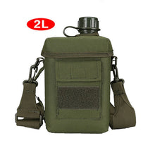Tactical Sport water bottle Army 1L 2L 1 2 liter Molle Outdoor with Bag Shoulder Strap cantil militar waterbottle flask tactics