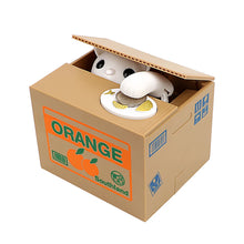 Plastic Electronic Deposit Saving Money Box Automated  Panda Cat Coin