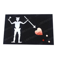 Pirate Flags Jolly Roger Black Beard Edward Teach Tactical Patch Hook & Loop Blackbeard Skull Heart Embroidered Badge Emblem