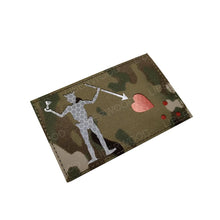 Pirate Flags Jolly Roger Black Beard Edward Teach Tactical Patch Hook & Loop Blackbeard Skull Heart Embroidered Badge Emblem