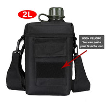 Tactical Sport water bottle Army 1L 2L 1 2 liter Molle Outdoor with Bag Shoulder Strap cantil militar waterbottle flask tactics