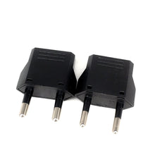 1-50pcs EU Euro KR Plug Adapter US to EU Plug Adapter Travel KR EU