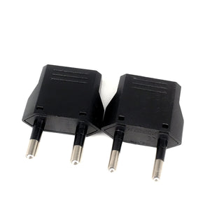 1-50pcs EU Euro KR Plug Adapter US to EU Plug Adapter Travel KR EU