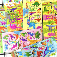 6 Sheets 3D Bubble Sticker Car Truck Plane Traffic Waterproof Cartoon