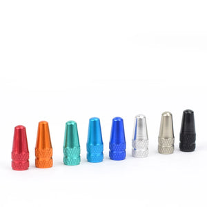 4/8pcs Aluminum Alloy Bicycle Tire FV Valve Cap MTB Road Bike Covered