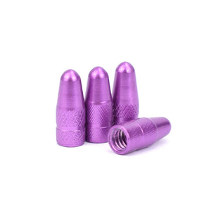4/8pcs Aluminum Alloy Bicycle Tire FV Valve Cap MTB Road Bike Covered