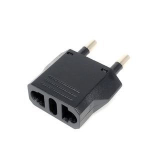1-50pcs EU Euro KR Plug Adapter US to EU Plug Adapter Travel KR EU