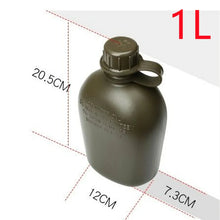 Tactical Sport water bottle Army 1L 2L 1 2 liter Molle Outdoor with Bag Shoulder Strap cantil militar waterbottle flask tactics
