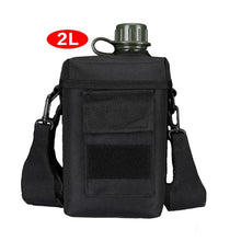 Tactical Sport water bottle Army 1L 2L 1 2 liter Molle Outdoor with Bag Shoulder Strap cantil militar waterbottle flask tactics