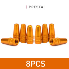 4/8pcs Aluminum Alloy Bicycle Tire FV Valve Cap MTB Road Bike Covered