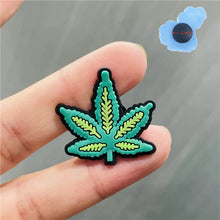 Single Sale PVC Shoes Accessories Pistol 420 Leaf Black Lives Matter Garden shoes Charm DIY Bracelet Kids Party Gift