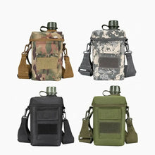 Tactical Sport water bottle Army 1L 2L 1 2 liter Molle Outdoor with Bag Shoulder Strap cantil militar waterbottle flask tactics