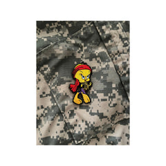 Funny Morale Looney Tunes Tweety Bird Rambo Patches