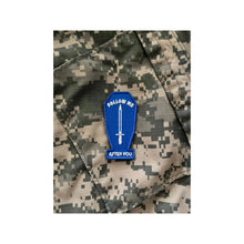 INFANTRY MORALE PATCH FOLLOW ME AFTER YOU - design and color reference for Army Bundle; three patches total