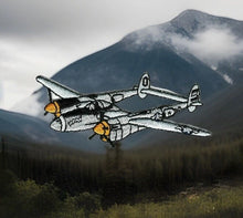 WWII Fighter Plane Embroidered Patches Collection