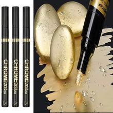 5/1pcs Chrome Pen Marker Mirror Waterproof Paint Repair For Rock