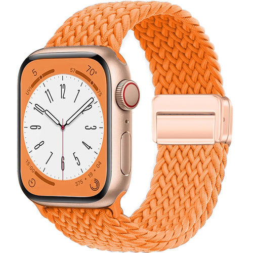 Braided Strap For Apple Watch Band 44mm 40mm 45mm 49mm 41mm 38 buckle