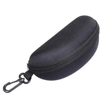 1pc Portable Sunglasses Case Protector Oxford Cloth Hard EVA Zippered