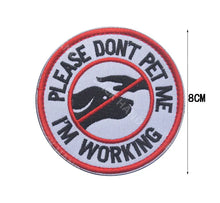 Pet Service Dog In Training SECURITY PATCH BADGES Therapy Dog PET DO NOT EMOTIONAL SUPPORT Patches for DOG PET Harness Vest