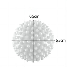 4/6pcs TPR Anti Winding Laundry Ball Circular Pure White Magic