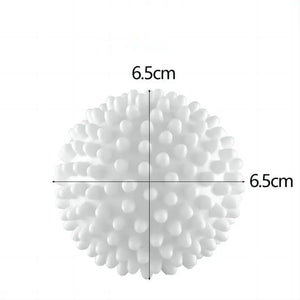 4/6pcs TPR Anti Winding Laundry Ball Circular Pure White Magic