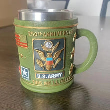Military 3D Mug Beautiful Army Themed Creative Handmade Military Coffee Mug Gift for Veterans Kitchen Dining Drinkware