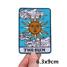 Animal Tarot Embroidery Patch Iron On Patches For Clothing Thermoadhesive Patches Cartoon Cat Patches On Clothes Sewing Stickers
