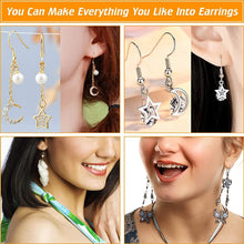 300Pcs Earrings Set Hypoallergenic Earring Hooks Jump Rings Clear