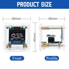 DIY Digital Clock Kit ESP8266 MINI Weather Clock WIFI Soldering Practice Electronic Multifunctional Weather Station