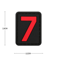 English Alphabet Letter Patches Letters Stripes Cloth Accessories Stickers Name hook loop Patches Tactical badge