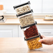 5Pcs Sealed Jars Kitchen Grain Storage Organizer Large Tank Plastic