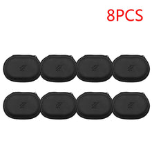 1-20PCS KZ Earphones Oval Storage Bag Wired Headphones PU Zipper