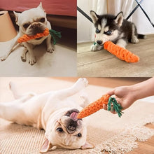 1pc Pet Knot Toy for Dog and Cat Carrot Shape Dog Chew Toys Cotton